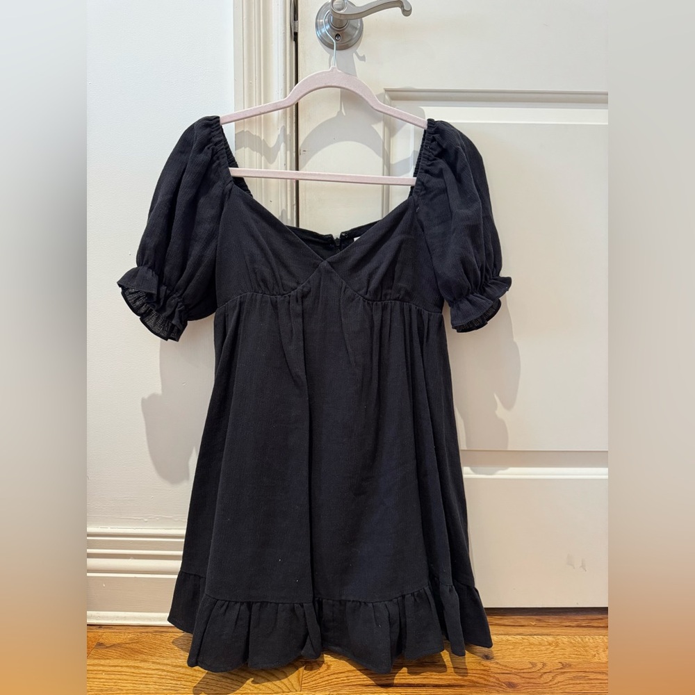 Showpo black mini dress